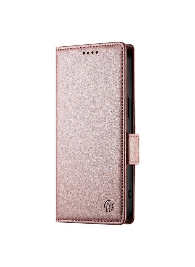 Zaboon Case For Honor X9c Global / Magic7 Lite Side Buckle Magnetic Frosted Leather Phone Case  - Image 2