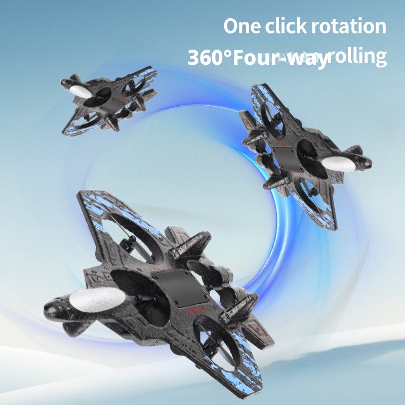 Remote Control Airplane Fighter Glider Drone for Kids - Image 3