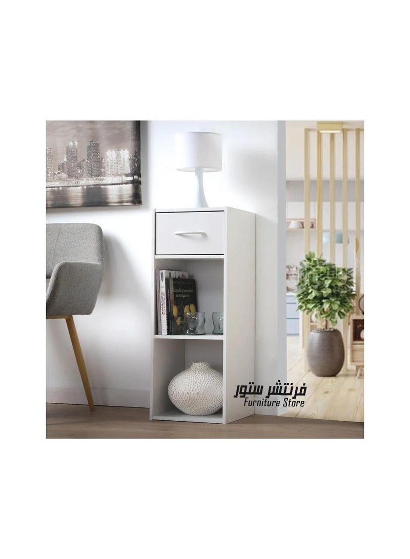 فرنتشر ستور مكتبة مودرن ، ارتفاع 80 سم - عرض 32 سم - عمق 30 سم ، من فرنتشر ستور.  - Image 1