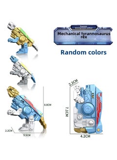 Fingertip Gyro Decompression Artifact Deformable Finger Gyro Decompression Finger Spiral Fingertip Toy Wholesale-Colour:Transformed Mechanical Dinosaur-random Color