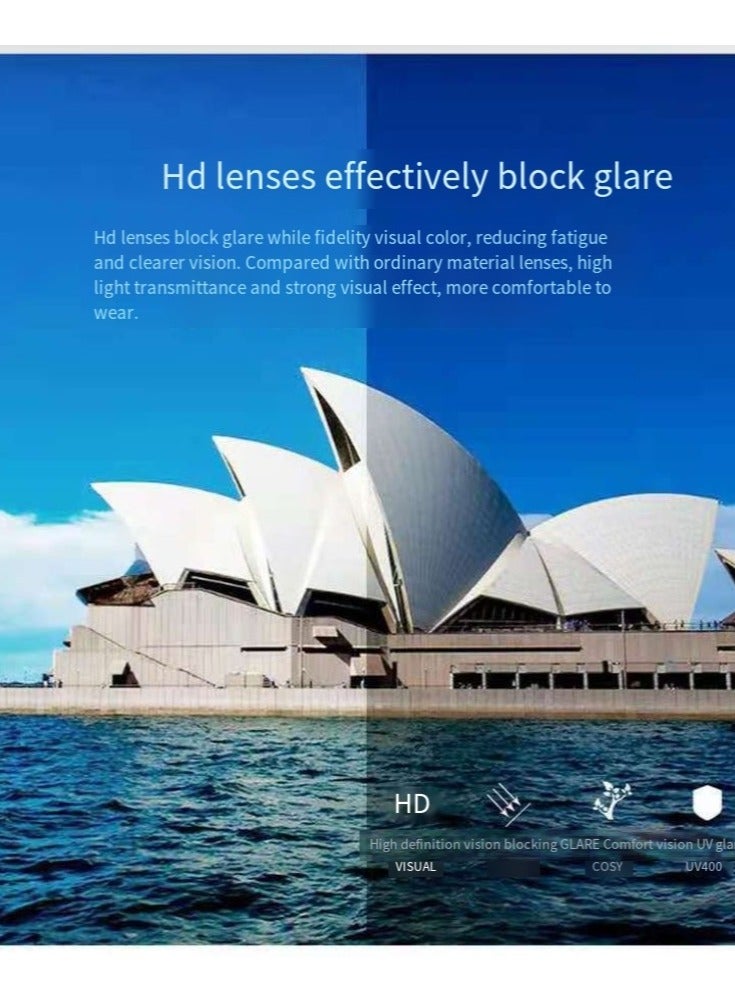 general Women's Oversized Polarized Sunglasses Women's Large Tone Classic Camellia Retro Versatile Sunglasses - Image 5