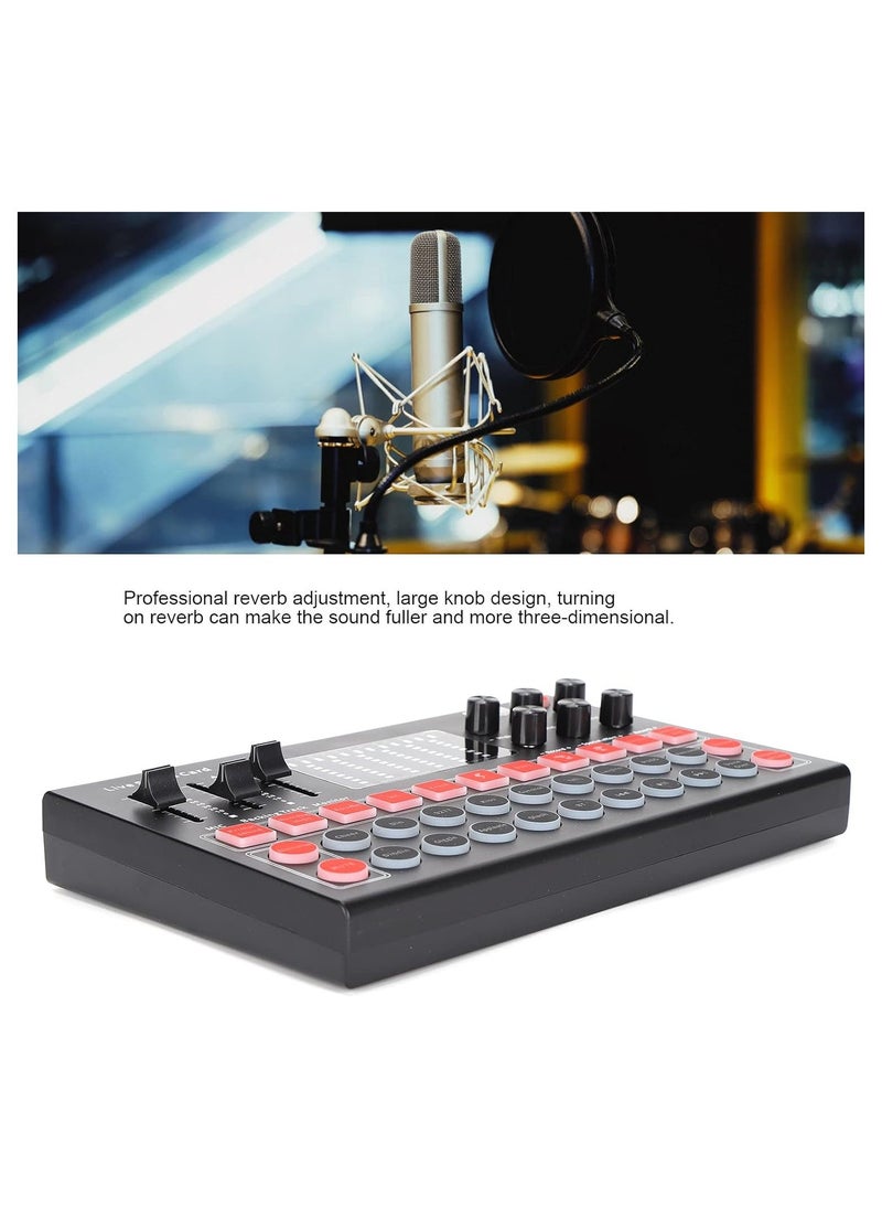 BGM M9 Sound Card Kit, 99% of Live Singing Software Supported Sound Card Set Hear Your Voice Effectively for Live Broadcast for Live Sound  - Image 3