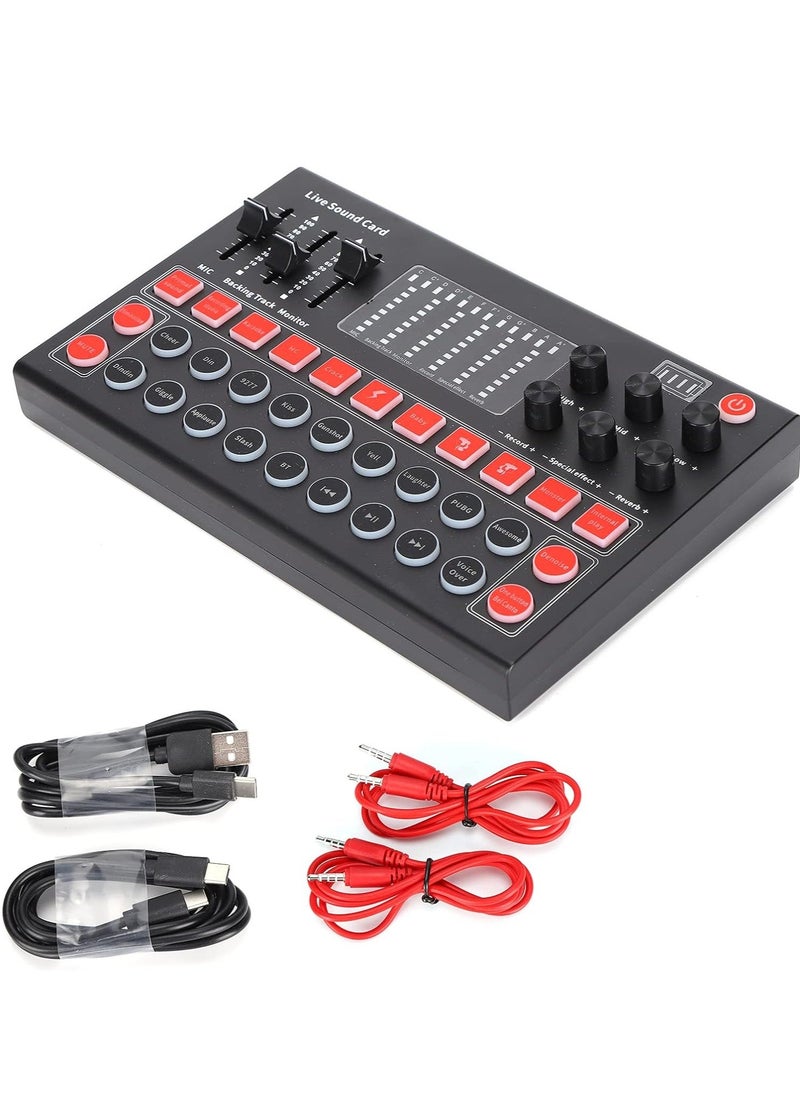 BGM M9 Sound Card Kit, 99% of Live Singing Software Supported Sound Card Set Hear Your Voice Effectively for Live Broadcast for Live Sound  - Image 2