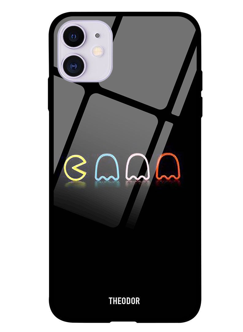 Theodor Protective Tempered Glass Case Cover IPHONE 12 6.1  Pack Man - Image 1