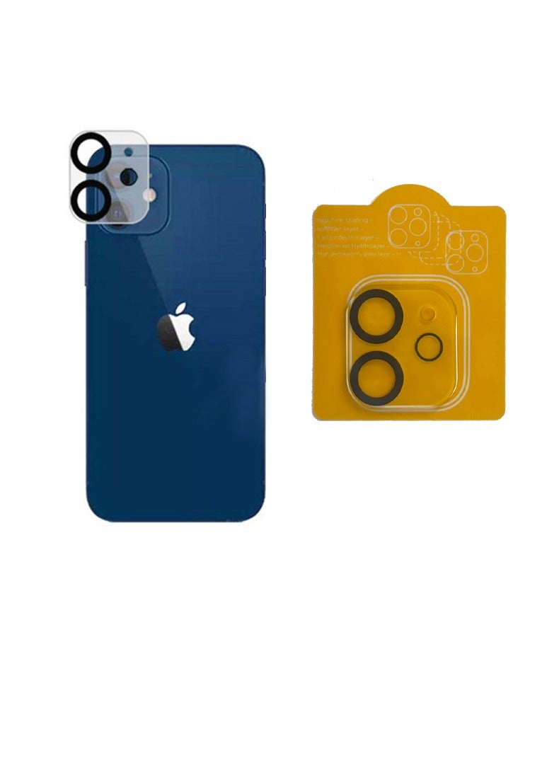 Tempered Glass Camera Lens Protector for iPhone 12 Anti-Scratch Camera Lens Cover No Affect on Night Shots