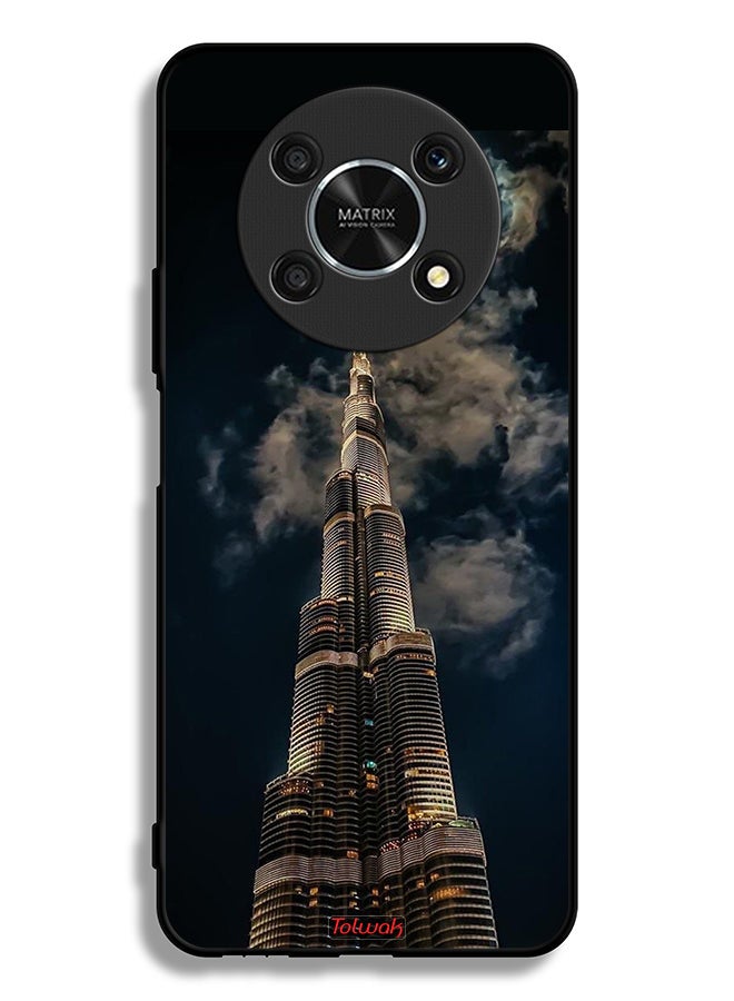 Tolwak Honor X9 5G Protective Case Cover Burj Khalifa In Night  - Image 2