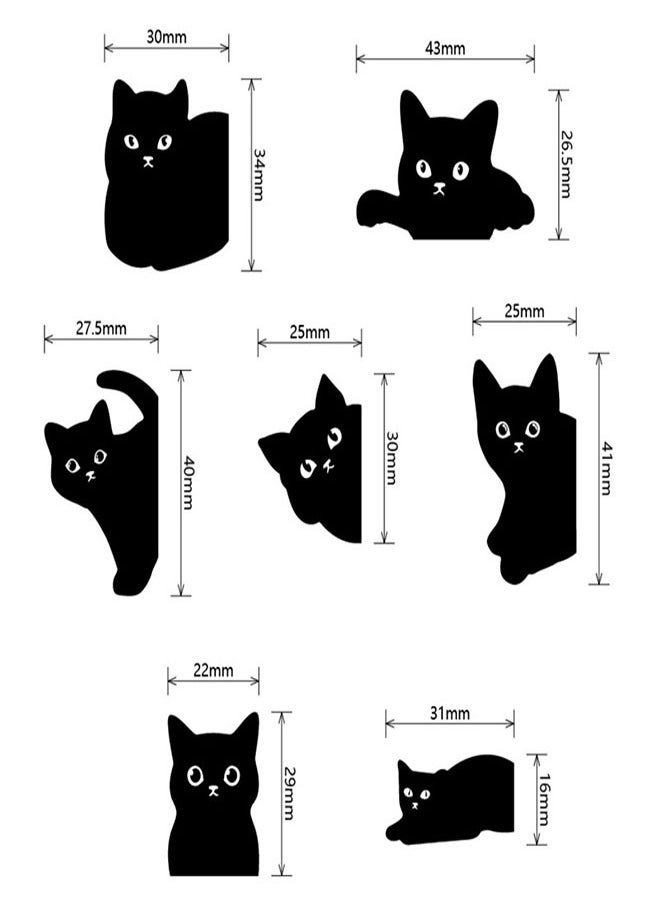 Arabest Magnetic Bookmarks, Assorted Cute Bookmarks Set for Teachers Students Book Lovers Reading Cute Cat Magnet Page Markers for School Office Home Supplies  - Image 5