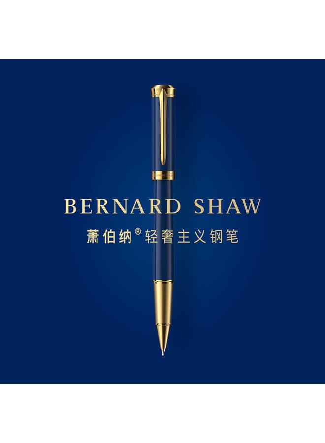 Bernard Shaw Ballpoint Pen, High-end Luxury Galileo Blue, Single Pen Gift Box, Premium Business Office Signing Pen, Birthday Gift For Men And Women, Teacher's Day Gift - Image 1