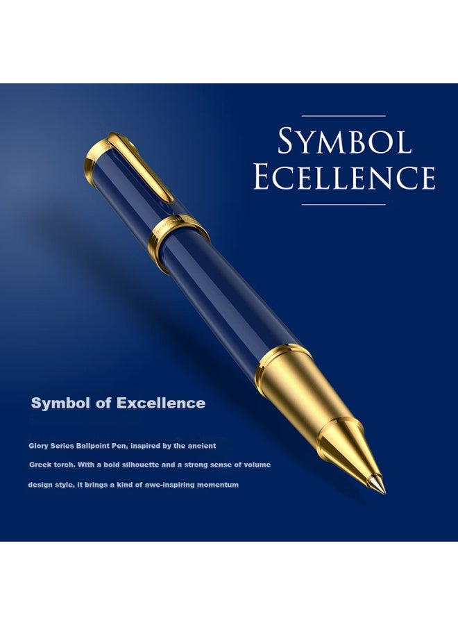 Bernard Shaw Ballpoint Pen, High-end Luxury Galileo Blue, Single Pen Gift Box, Premium Business Office Signing Pen, Birthday Gift For Men And Women, Teacher's Day Gift - Image 2