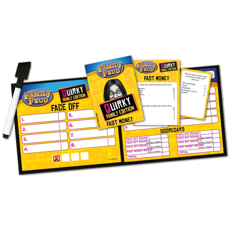 Spin Master Family Feud Board Game, Quirky Family Edition, Adult Game for Ages 16 and up - Image 2