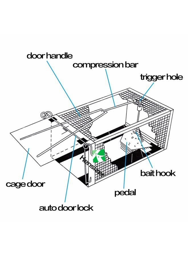 Kensizer Animal Humane Live Cage Trap That Work for Rat - Image 4