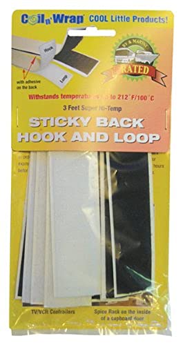 AP Products Coil n' Wrap 71 Hook and Loop with High Temperature 3' Sticky, Black - Image 4
