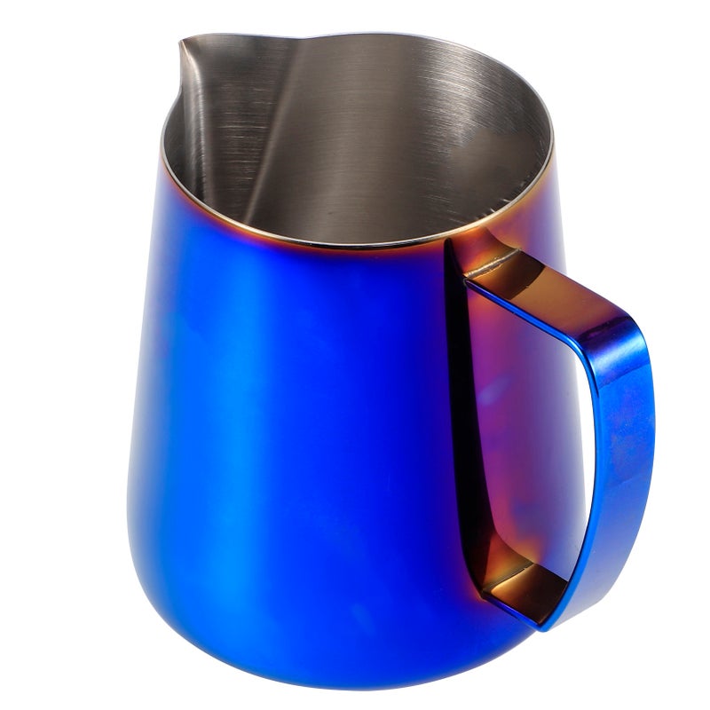 Milk Frothing Pitcher 304 Stainless Steel Anti-Scald Ergonomic Handle - Eagle Nozzle Spill-Proof Coffee Frothing Cup for Home Kitchen Coffee Shop Bar - Image 5