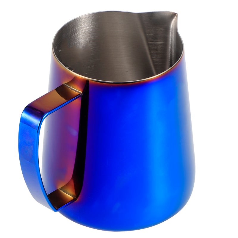 Milk Frothing Pitcher 304 Stainless Steel Anti-Scald Ergonomic Handle - Eagle Nozzle Spill-Proof Coffee Frothing Cup for Home Kitchen Coffee Shop Bar - Image 2