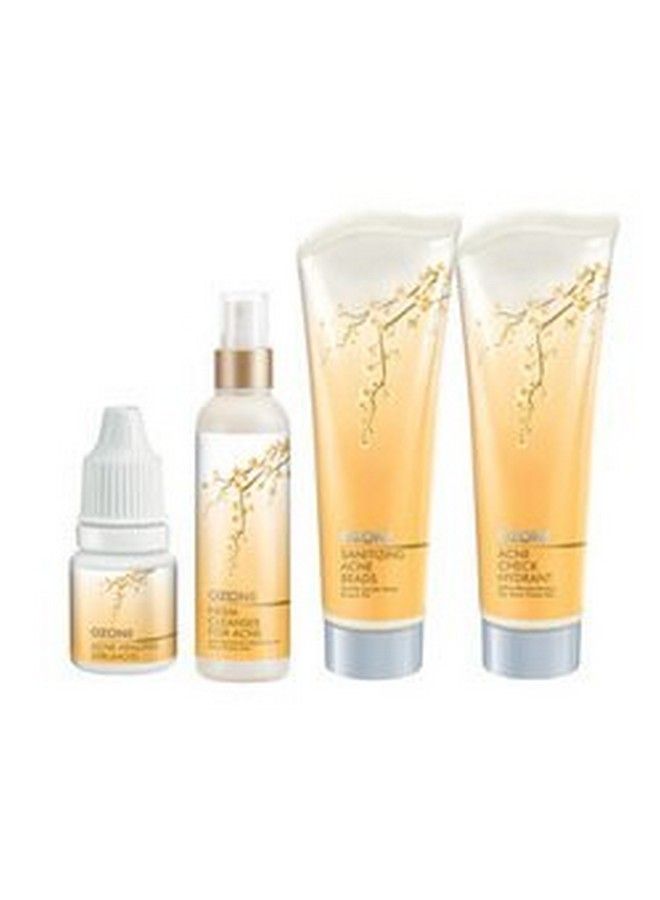 Ozone Acne Healing Facial Treatment Kit For Oily Skin Acne Pimples Natural Glow. Enriched With 100% Natural Ingredients Like Aloe Vera Lemon Cucumber & Turmeric. (Paraben & Sulphate Free)  - Image 3
