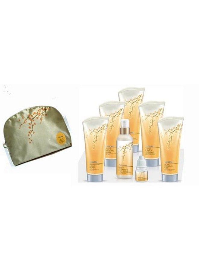 Ozone Acne Healing Facial Treatment Kit For Oily Skin Acne Pimples Natural Glow. Enriched With 100% Natural Ingredients Like Aloe Vera Lemon Cucumber & Turmeric. (Paraben & Sulphate Free)  - Image 2
