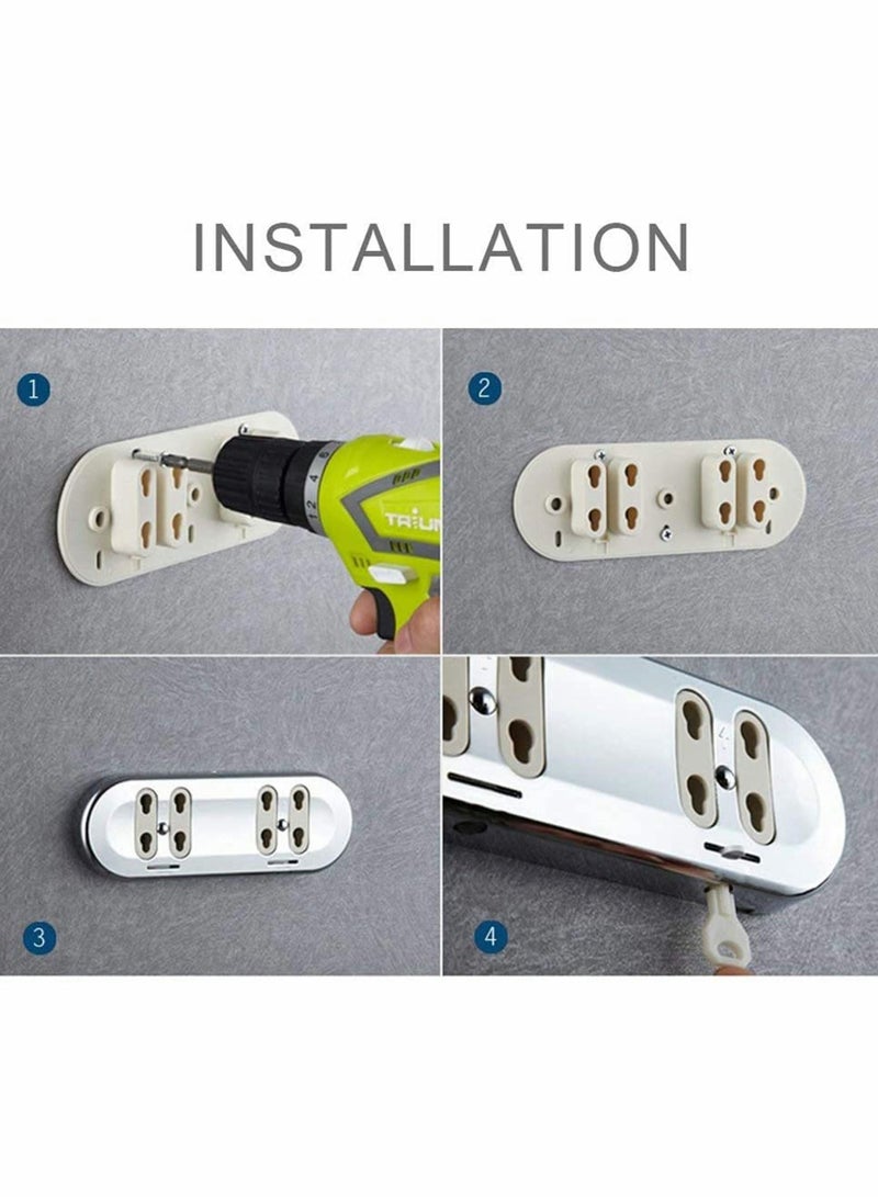 Excefore حامل صابون مثبت على الحائط  - Image 4