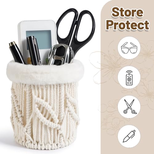 HOSROOME Glasses Holder for Nightstand Boho Decor Eyeglass Holder Stand for Office Desk Organizer - Image 2