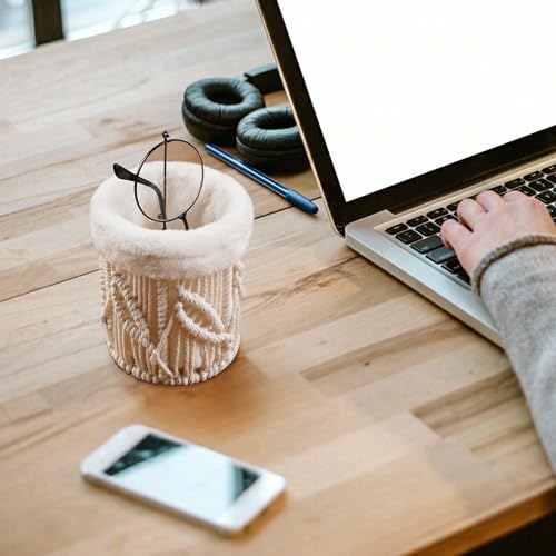 HOSROOME Glasses Holder for Nightstand Boho Decor Eyeglass Holder Stand for Office Desk Organizer - Image 5