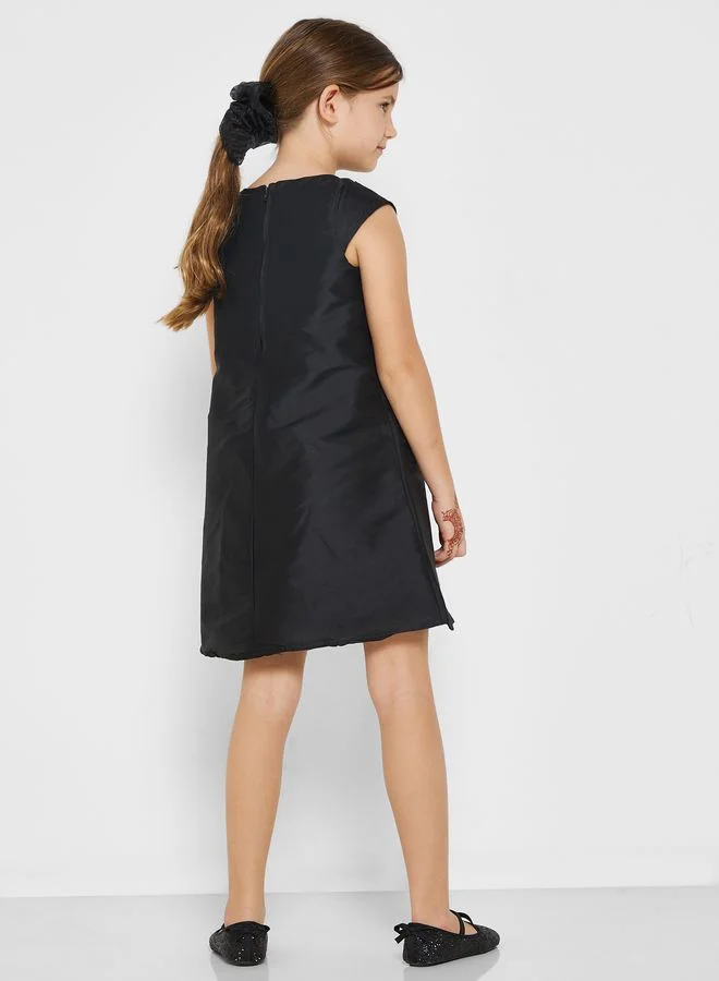 Pinata Party Wear Dress With Front Sequin Detailing