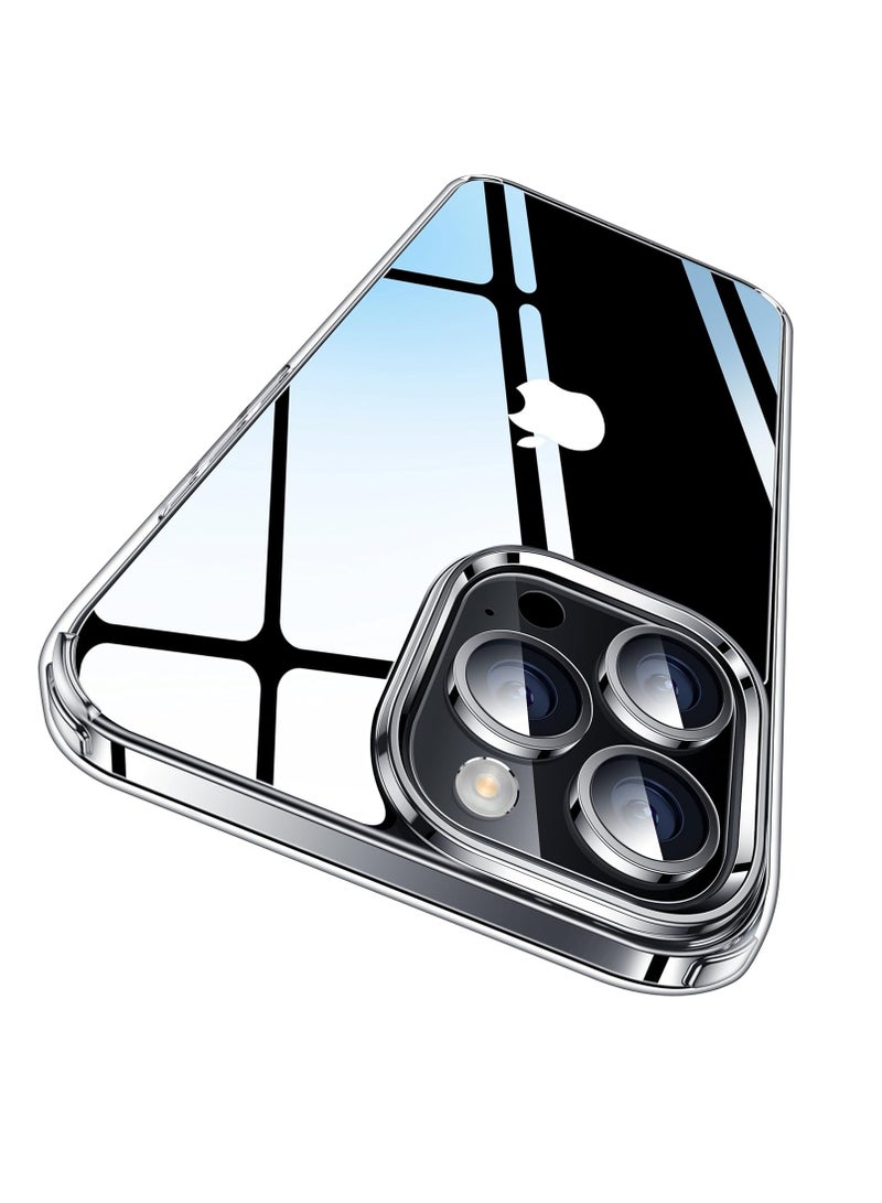 DUSALA For iPhone 14 Pro Case Crystal Clear, [Never Yellow Technology] [12FT Mil-Grade Protection] Transparent Slim Cover Women Men for iPhone 14 Pro Phone Case 6.1 inch, Clear - Image 1