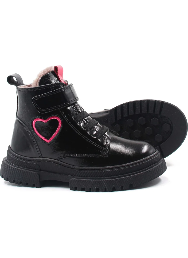 Fast Step Leather Fur Kids Classic Boots 157KXA2994