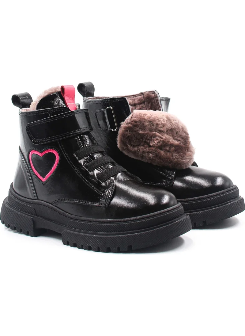 Fast Step Leather Fur Kids Classic Boots 157KXA2994