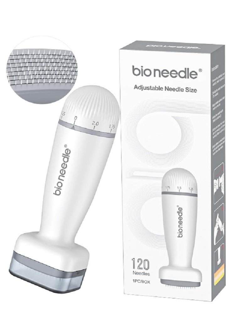 بيو نيدل ديرما ستامب بيو 120 إبرة قابل للتعديل 0.25-2mm microneedle لعلاج ندبات حب الشباب والتجاعيد - Image 1