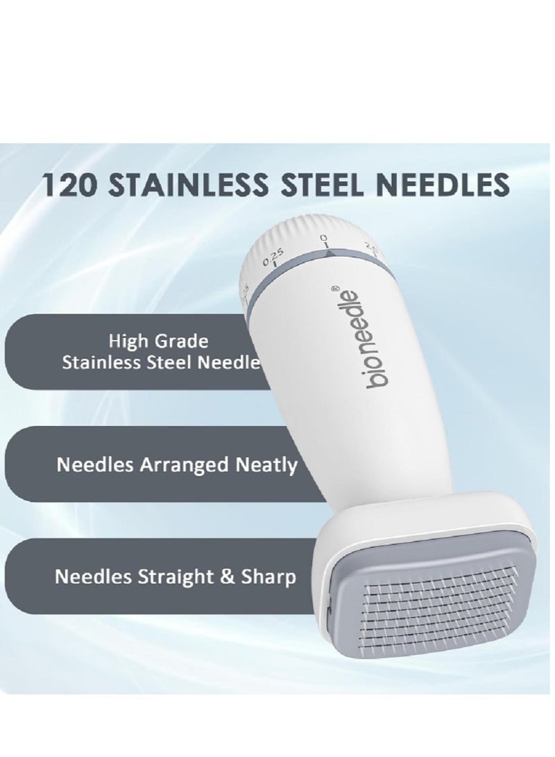 بيو نيدل ديرما ستامب بيو 120 إبرة قابل للتعديل 0.25-2mm microneedle لعلاج ندبات حب الشباب والتجاعيد - Image 2
