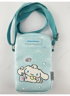 Miniso MINISO Sanrio Characters Phone Crossbody Bag (Light Blue, Cinnamoroll) – Cute and Functional Accessory for Fans 