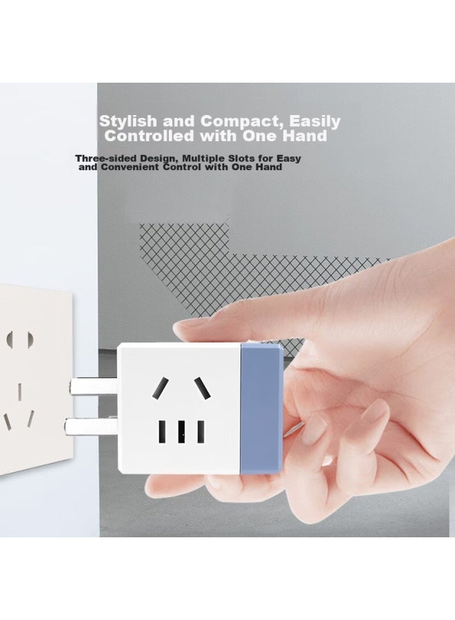 Delipow Power Strip, One-to Multifunctional Socket, Usb Charger/wireless Socket Adapter/travel Converter Plug, 1-to Adapter - Image 2