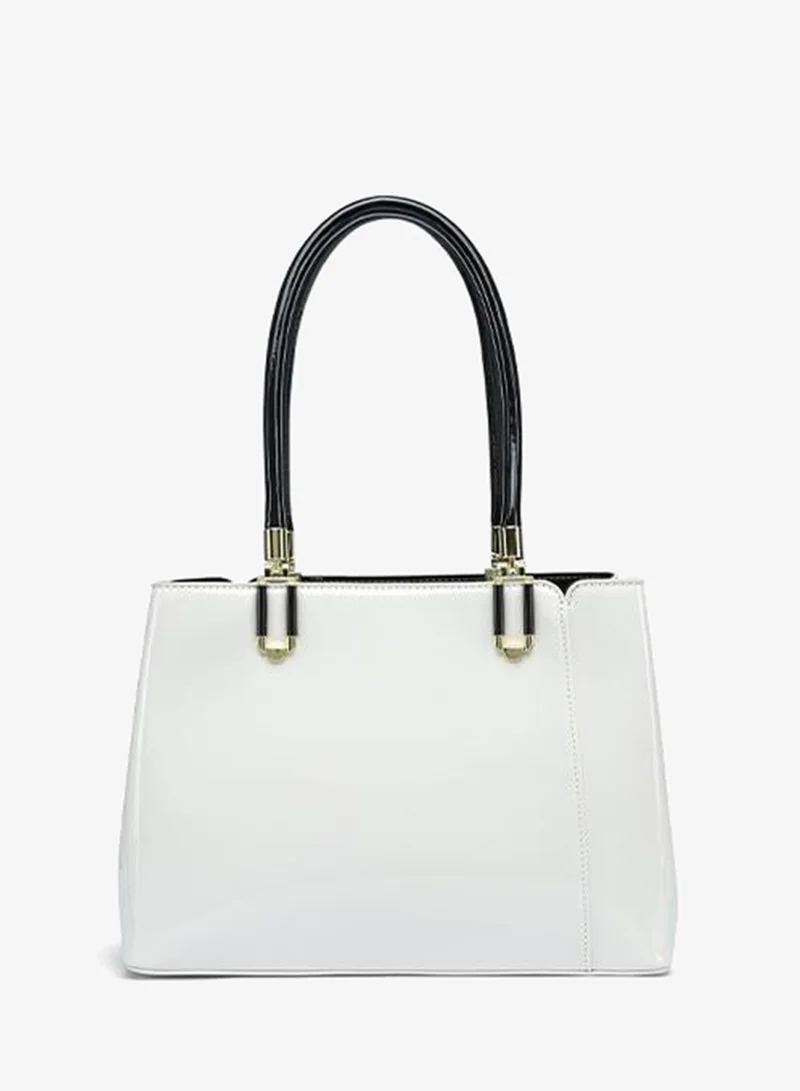 Patent Top-Handle Tote Bag TKC 008