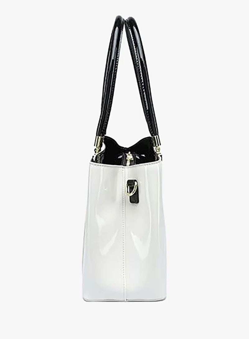 Fyor  Patent Top-Handle Tote Bag TKC 008 for Women | Best Price UAE