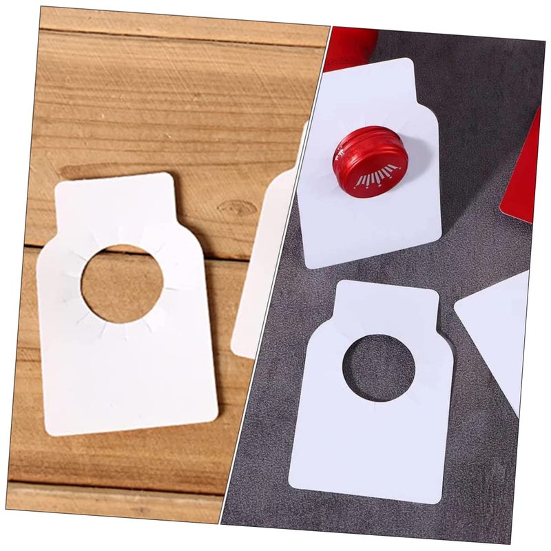 100 Pcs Double Sided Blank Wine Bottle Hanging Tags For DIY Organization And Cellar Sorting - Image 5