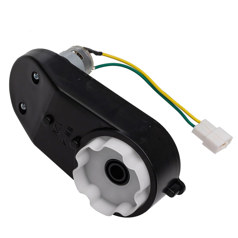 Generic WW-4 12 Volt Gearbox with DC Motor, 12V390 16000RPM Motor with Gear Box Children Electric Ride On Car Replacement Parts - Image 1