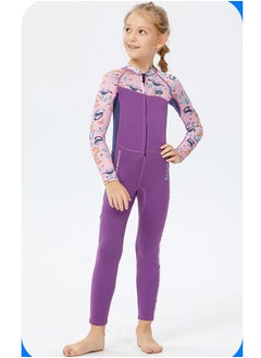 Royee 2.5MM Kids Wetsuits Full Suits Neoprene Thermal Swimsuits Back Zipper Long Sleeve Dive Suit for Boys  - Image 3