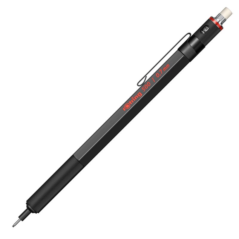 rOtring 1904727 500 0.7mm Mechanical Pencil, Black (502507N) - Image 4