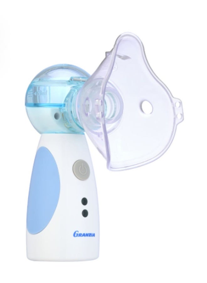 Granzia BreezMesh Portable Mesh Nebulizer – USB Rechargeable Steam Inhaler for Dust, Allergies & Asthma – Silent, Compact Vaporizer for Adults & Children – Ideal for Hot & Dusty Climates - Image 2