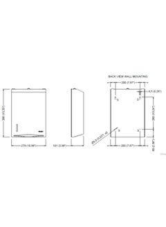 GENWEC GENWEC Paper towel dispenser large size 304 stainless steel brushed  - Image 2