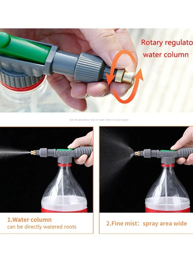 Generic - Manual Sprayer High Pressure Air Pump  Adjustable Drink Bottle Spray Head Nozzle Garden Watering Tool Sprayer Agriculture Tools - Image 1