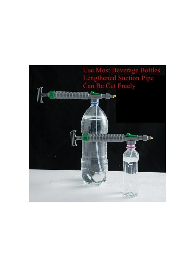 Generic - Manual Sprayer High Pressure Air Pump  Adjustable Drink Bottle Spray Head Nozzle Garden Watering Tool Sprayer Agriculture Tools - Image 1