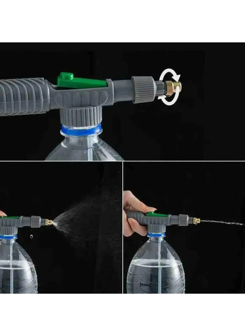 Generic - Manual Sprayer High Pressure Air Pump  Adjustable Drink Bottle Spray Head Nozzle Garden Watering Tool Sprayer Agriculture Tools - Image 1