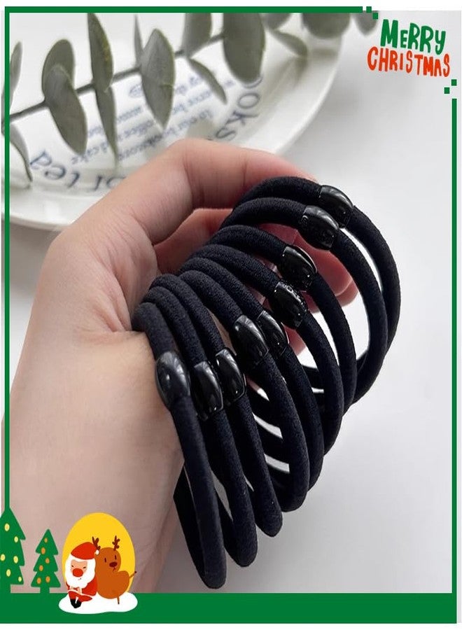 SQULIGT Hair Bands Hair Ties for Thick Hair 20PCS Seamless Cotton Simply Ponytail Holders Headband Scrunchies Hair Accessories(1.7 Inch Diameter) - Image 4