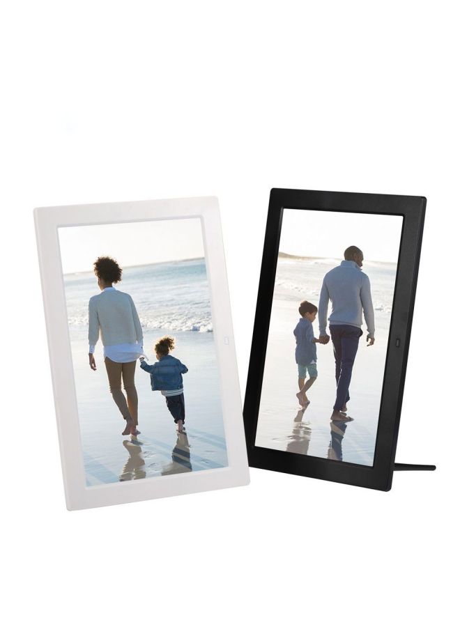10-inch 19-inch Digital Photo Frame 15-inch Electronic Photo Album Desktop HD Eye Protection Ultra-thin Large Screen 12-inch Small Screen-Color:Technology White + Free U Disk - 15.6inch Single Machine Version + Free U Disk - Image 1