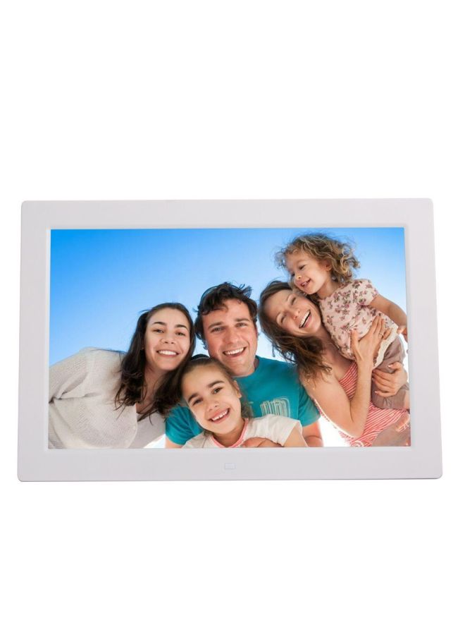 10-inch 19-inch Digital Photo Frame 15-inch Electronic Photo Album Desktop HD Eye Protection Ultra-thin Large Screen 12-inch Small Screen-Color:Technology White + Free U Disk - 15.6inch Single Machine Version + Free U Disk - Image 4