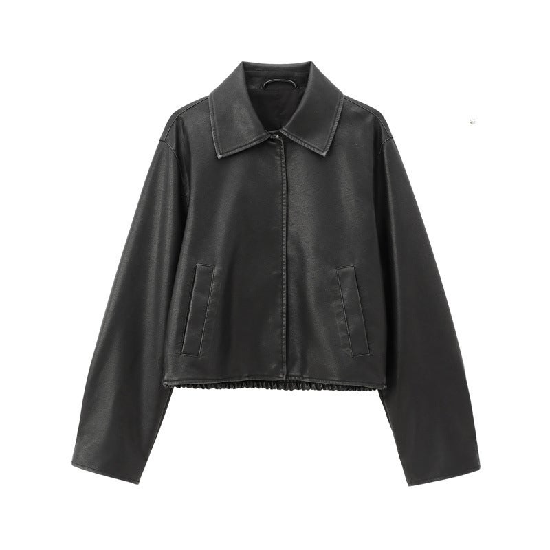 Foreign Trade 2024 Winter New suit Lapel Jacket Coat High Waist Asymmetric Culottes Design Sense 6318273 Pants - Image 2