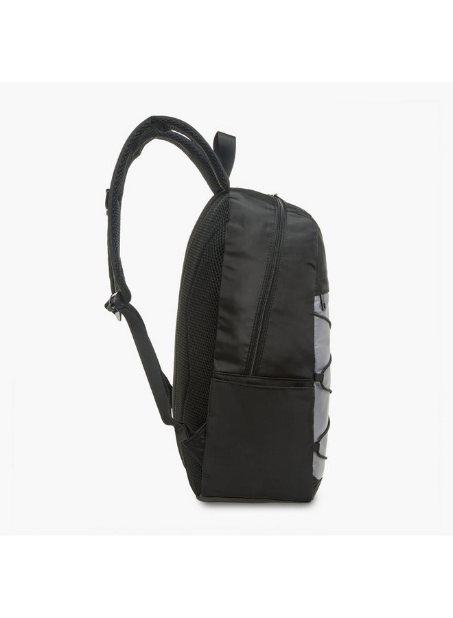 Kappa Boys Logo Print School Backpack with Adjustable Straps and Zip Closure - 16x31x43 cm - Image 3