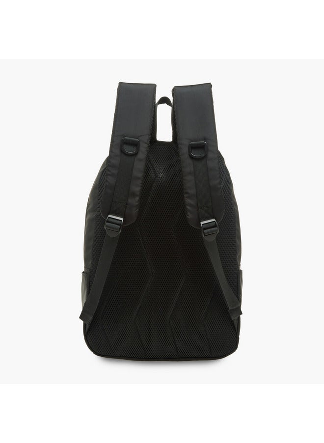Kappa Boys Logo Print School Backpack with Adjustable Straps and Zip Closure - 16x31x43 cm - Image 4
