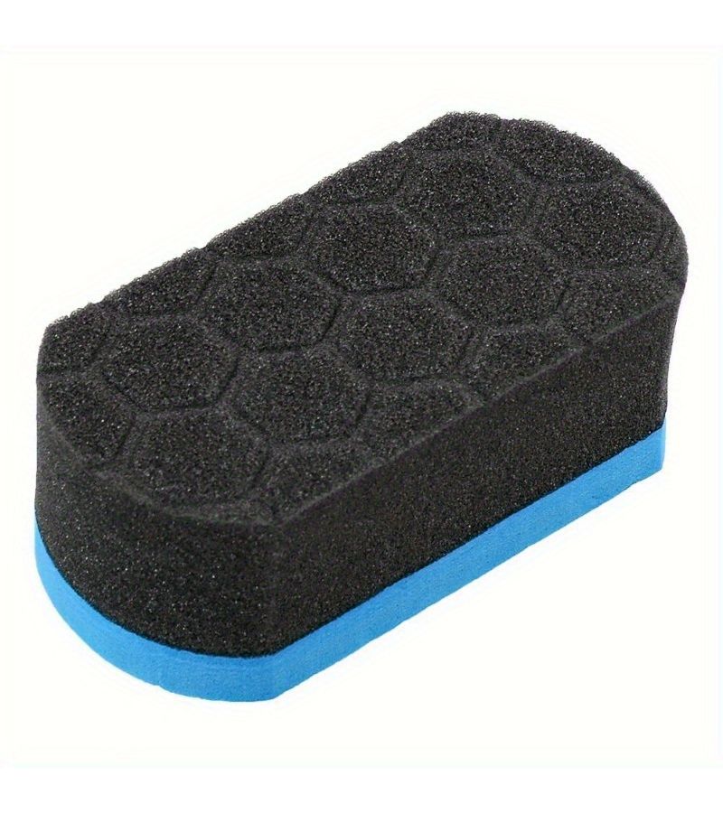2 Pcs Black Soft Wax Foam Polishing Sponge Automotive Car Wash Detailing Tool - Image 5