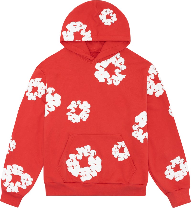 2023 fashion trend casual printed loose sweater y2g hip hop streetwear mens and womens pullover casual top Red sweater 